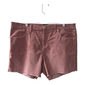 Gap Women’s Mauve Corduroy Shorts Size 16